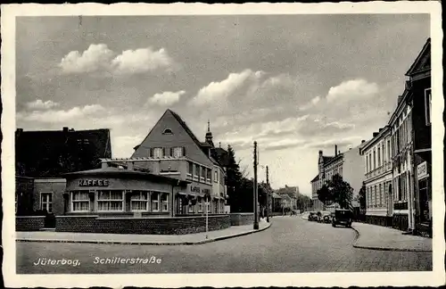 Ak Jüterbog in Brandenburg, Kaffee in der Schillerstraße