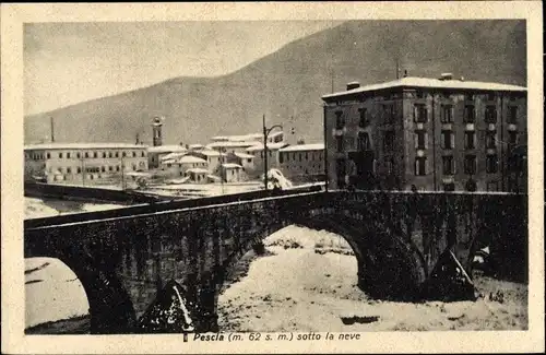 Ak Pescia Toskana, Sotto la neve