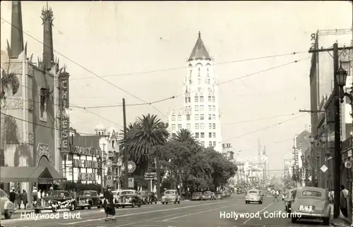 Foto Ak Hollywood Los Angeles Kalifornien USA, Hollywood Boulevard