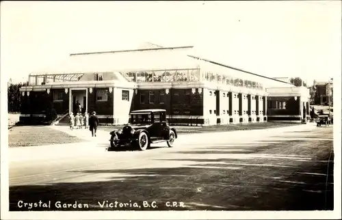 Foto Ak Victoria British Columbia Kanada, Crystal Garden, Auto