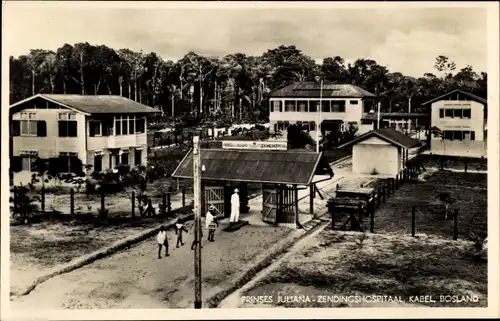 Ak Kabel Bosland Suriname, Prinses Juliana Zendingshospital, Evangelische Broedergemeente