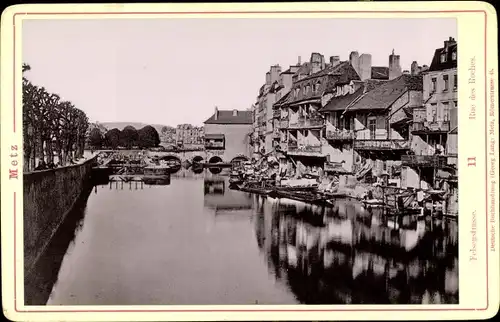 Kabinettfoto Metz Moselle, Felsenstraße, Rue des Roches