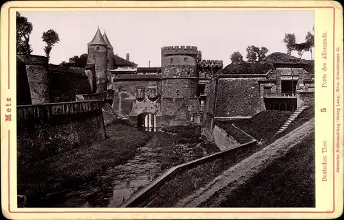 Kabinettfoto Metz Moselle, Deutsches Tor, Porte des Allemands
