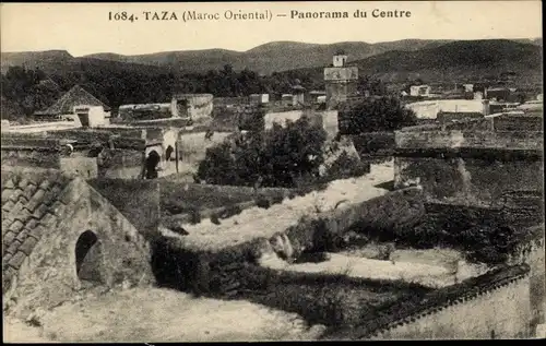 Ak Taza Marokko, Maroc Oriental, Panorama du Centre