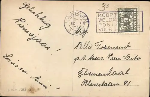 Künstler Ak Feiertag, Karl, Schäferjunge mit einem Lamm, BKWI 283 2