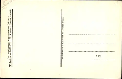 Ak Theaterszene, Representation de Saintes de France 1941