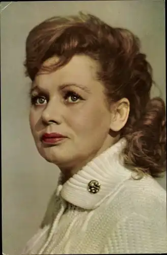 Ak Schauspielerin Lidija Smirnowa, Portrait, UdSSR
