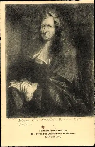 Ak Corneille en Images, Corneille, Portrait