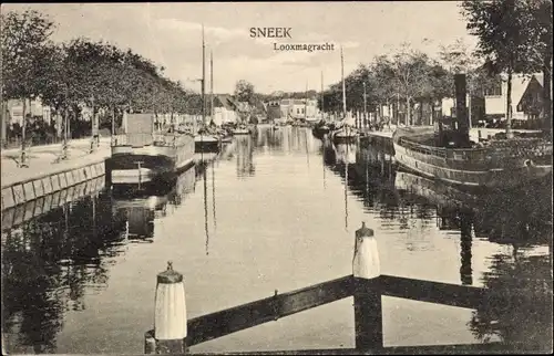 Ak Sneek Súdwest Fryslân Friesland Niederlande, Looxmagracht