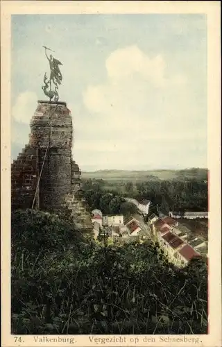 Ak Valkenburg Südholland, Vergezicht op den Schaesberg
