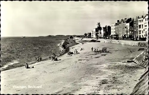 Ak Vlissingen Zeeland Niederlande, Boulevard