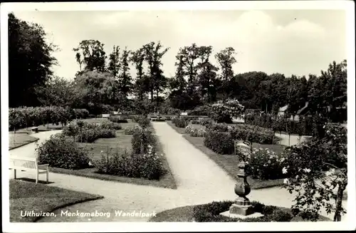 Ak Uithuizen Groningen Niederlande, Menkemaborg Wandelpark