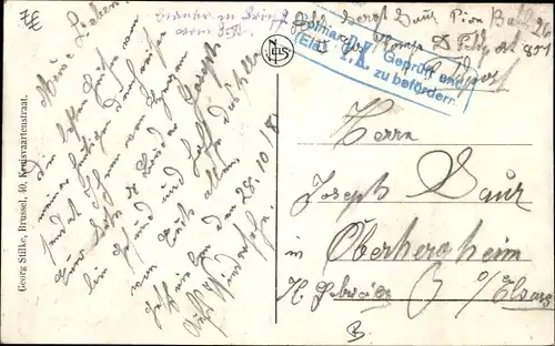 Ak Louvain Leuven Flämisch Brabant, Panorama, Kirche