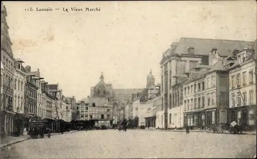 Ak Louvain Leuven Flämisch Brabant, Le Vieux Marché