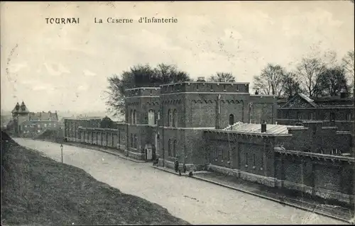 Ak Tournai Wallonien Hennegau, La Caserne d'Infanterie