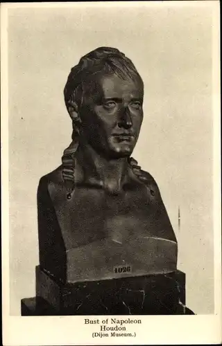 Ak Bust of Napoleon, Houdon, Dijon Museum, Plastik