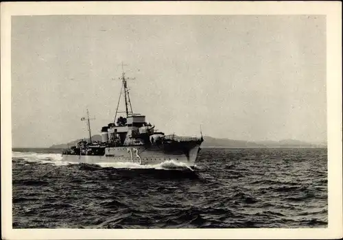 Ak Französisches Kriegsschiff, Railleuse, 73, Torpilleur