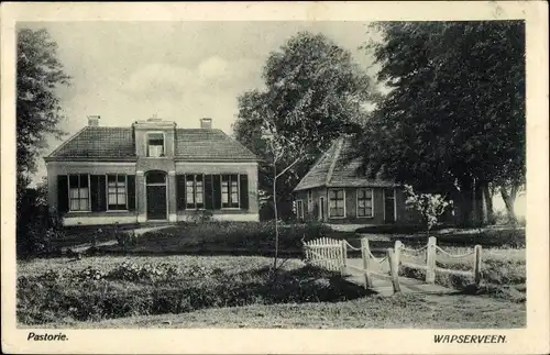 Ak Wapserveen Westerveld Drenthe, Pastorie