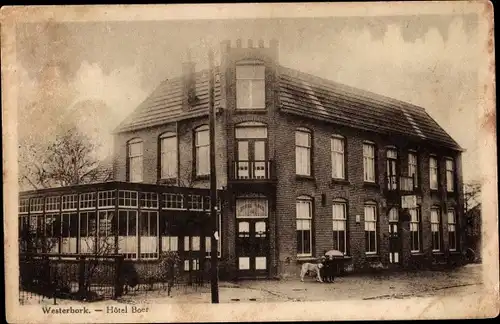 Ak Westerbork Drenthe Niederlande, Hotel Boer