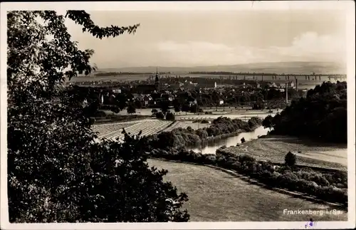 Ak Frankenberg an der Zschopau, Panorama