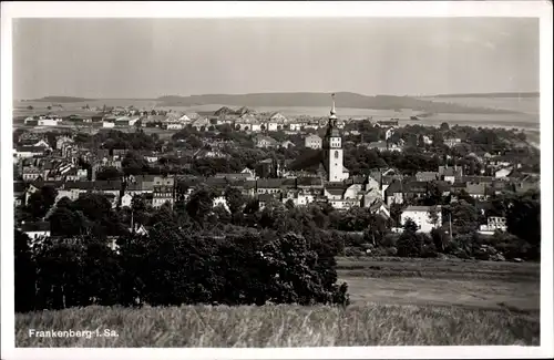 Ak Frankenberg an der Zschopau Sachsen, Ortsansicht mit Kirche