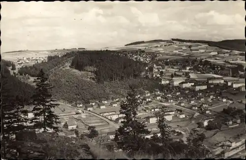 Ak Breitenbrunn im Erzgebirge, Panorama