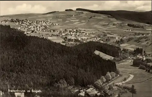 Ak Breitenbrunn im Erzgebirge, Panorama