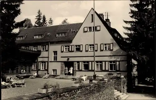 Ak Grünhain Beierfeld im Erzgebirge Sachsen, Genesungsheim