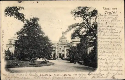 Ak Osterwick Rosendahl im Münsterland Westfalen, Schloss Varlar bei Coesfeld