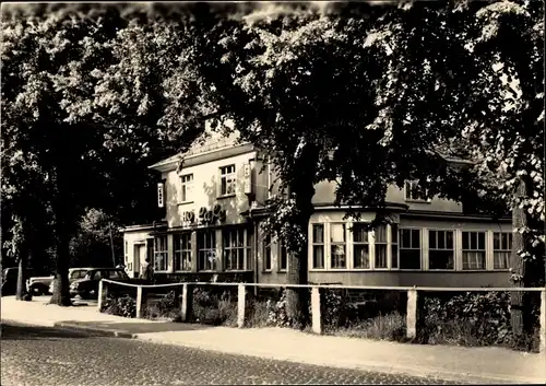 Ak Frohburg in Sachsen, HO Cafe