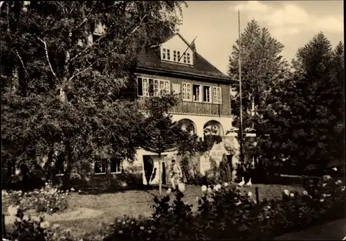 Ak Geithain in Sachsen, Jugendherberge, Garten