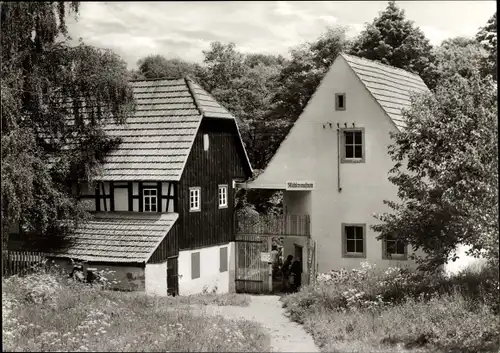 Ak Jahnshain Kohren Sahlis in Sachsen, Lindigtmühle am Lindenvorwerk, Mühlenmuseum