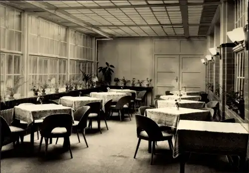 Ak Colditz in Sachsen, Handwerkerheim und Internatsschule Waldhaus, Wintergarten