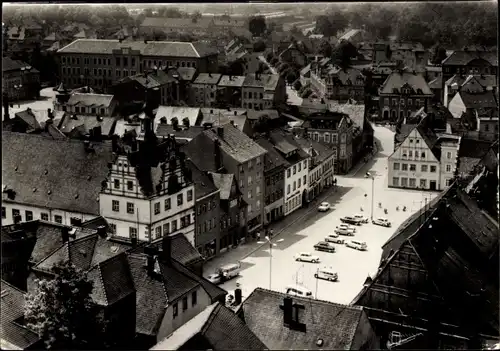 Ak Colditz in Sachsen, Blick auf den Marktplatz