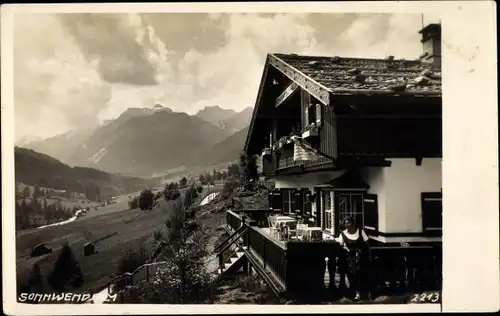 Ak Kirchberg in Tirol, Berghütte Sonnwendalm, Terrasse