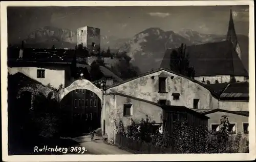 Ak Rattenberg in Tirol, Teilansicht