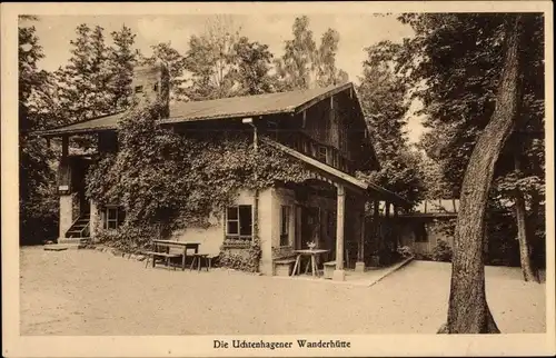 Ak Uchtenhagen Falkenberg in der Mark, Die Uchtenhagener Wanderhütte