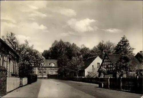 Ak Großwudicke Milower Land Brandenburg, Straßenpartie