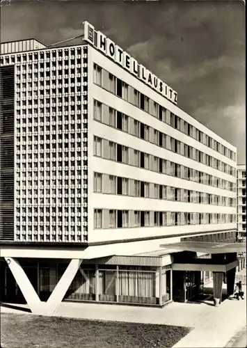 Ak Cottbus in der Niederlausitz, Hotel Lausitz, Außenansicht