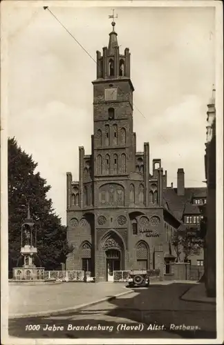 Ak Brandenburg Havel, 1000 Jahre, Altstadt, Rathaus