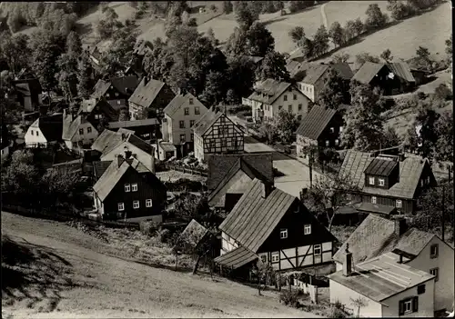 Ak Steinbach Jöhstadt im Erzgebirge Sachsen, Teilansicht