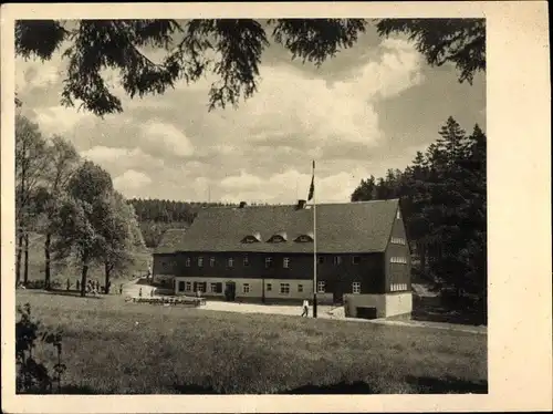 Ak Grumbach Jöhstadt im Erzgebirge Sachsen, Schullandheim Raummühle