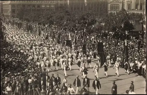 Ak Leipzig in Sachsen, 1. Deutsches Arbeiter-Turn und Sportfest am 22.-25. Juli 1922
