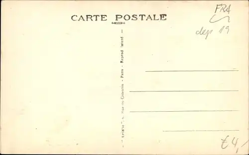 Ak Saint Privat Corrèze, Inneres der Kirche