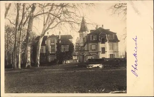 Foto Ak Oberkirch im Renchtal Baden, Teilansicht mit Villen