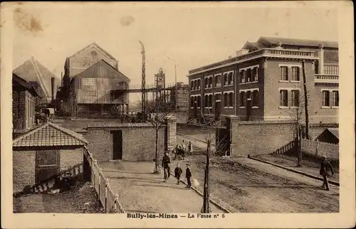 Ak Bully les Mines Pas de Calais, La Fosse no. 6