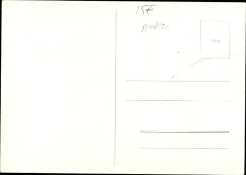 Ak Musikgruppe the Beatles, Plakat, Frau in gepunktetem Kleid