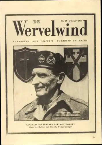 Ak Britischer Generalfeldmarschall Bernard Law Montgomery, De Wervelwind 1944