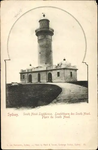 Ak Sydney Australien, South Head Lighthouse, Leuchtturm