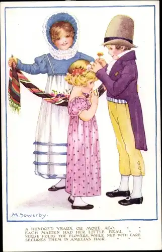 Künstler Ak Sowerby, M., A hundred years or more ago, Kinder